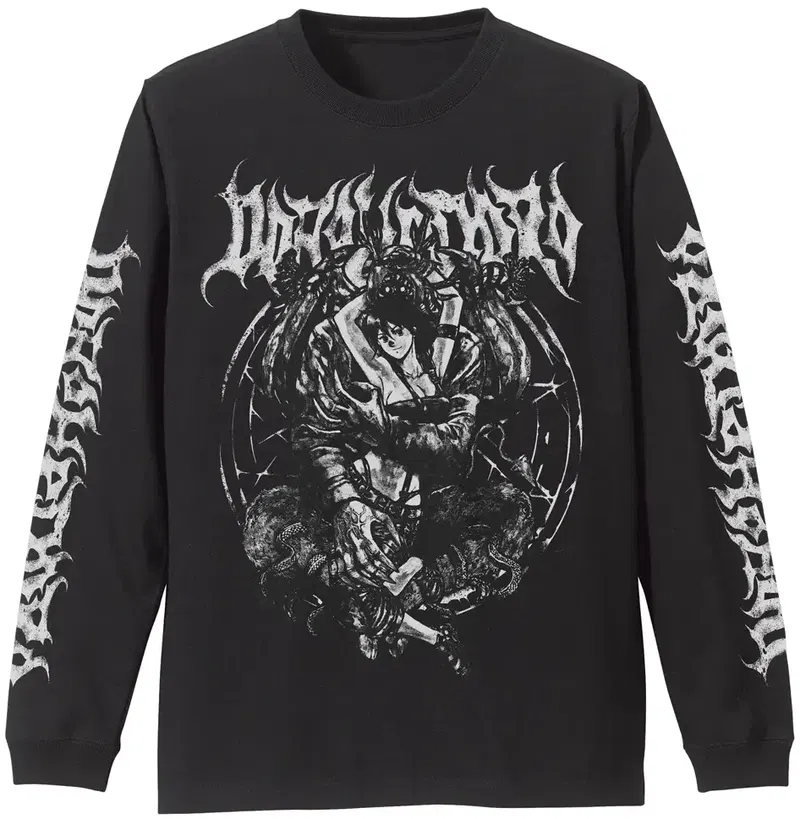Dorohedoro (Original Version) - Haru Ribbed Long Sleeve T-Shirt (Black | Size S) image 1