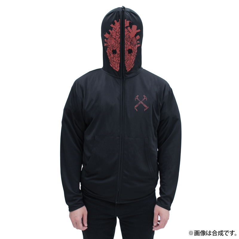 Dorohedoro (Original Version) - Shin Full Zip Hoodie (Black | Size M) image 3