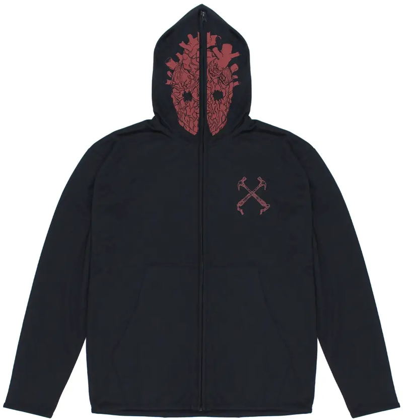 Dorohedoro (Original Version) - Shin Full Zip Hoodie (Black | Size L) image 1