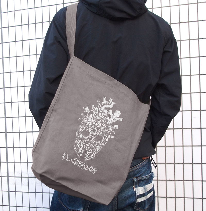 Dorohedoro (Original Version) - Shin Shoulder Tote Bag (Medium Gray) image 3