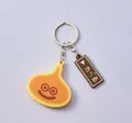 Dragon Quest Smile Slime Key Chain Slime Pancake (Re-run) thumbnail 1