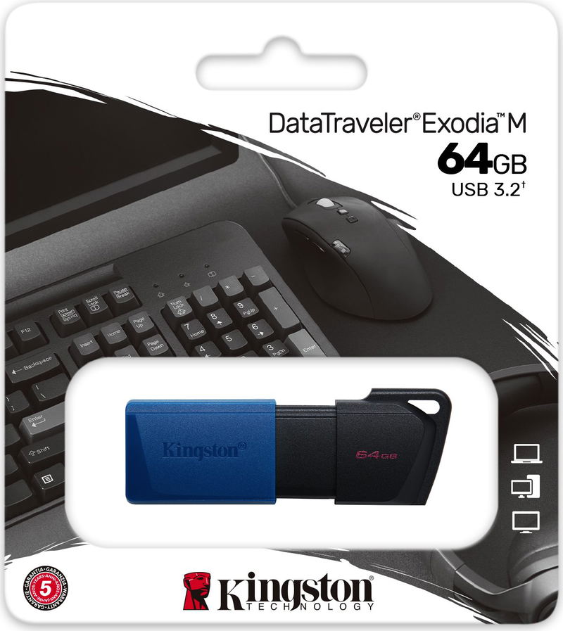 Kingston DataTraveler Exodia M 64GB, USB-A 3.0 image 5