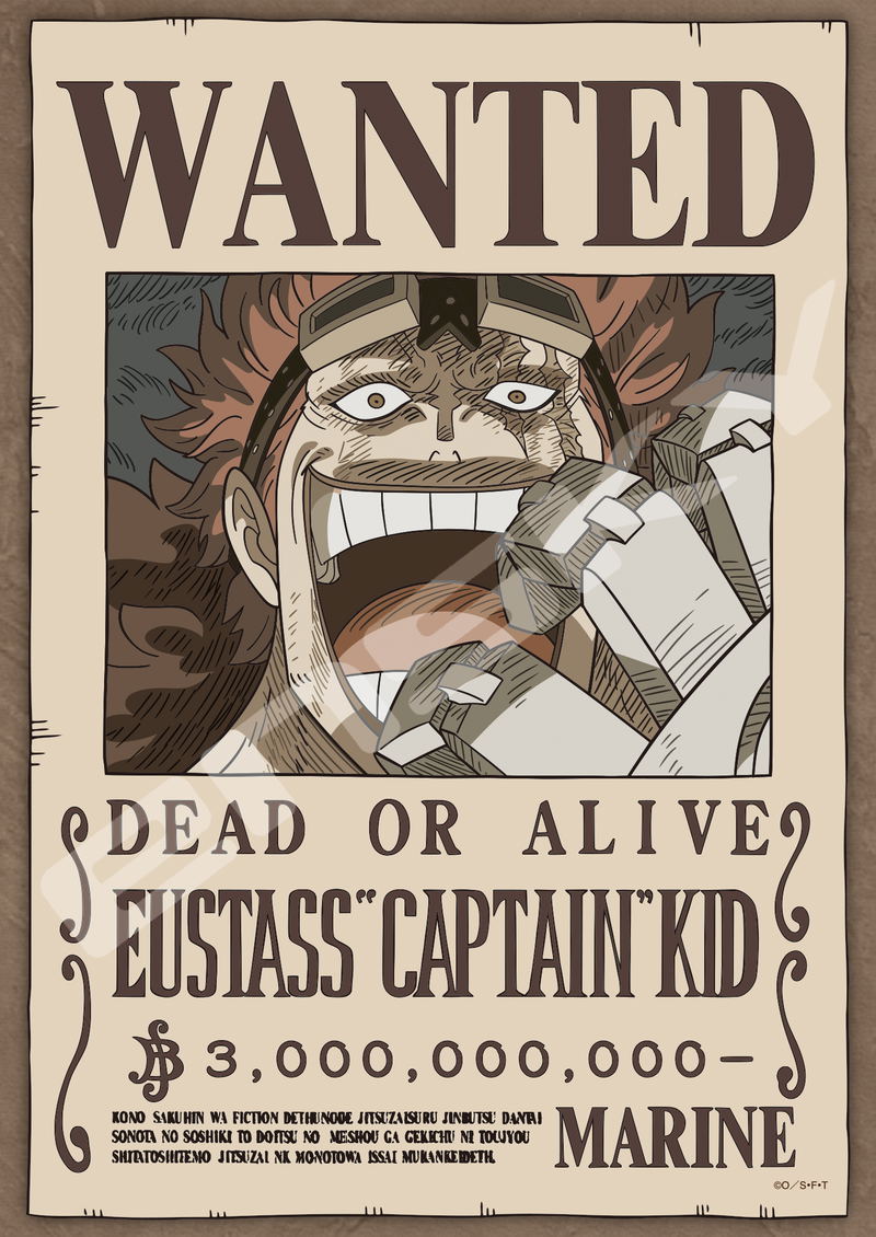 One Piece Jigsaw Puzzle 208 Piece 208-145 Eustass Captain Kid image 1