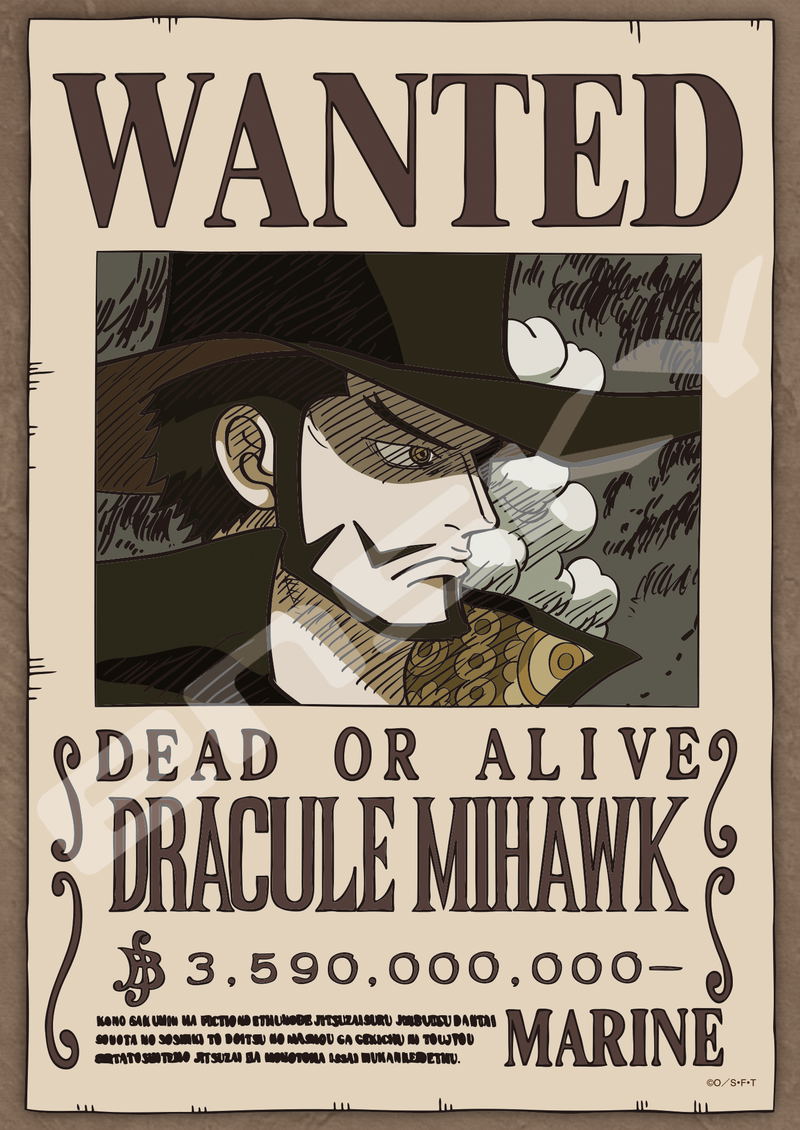One Piece Jigsaw Puzzle 208 Piece 208-146 Former Seven Warlords Of The Sea Dracule Mihawk image 1