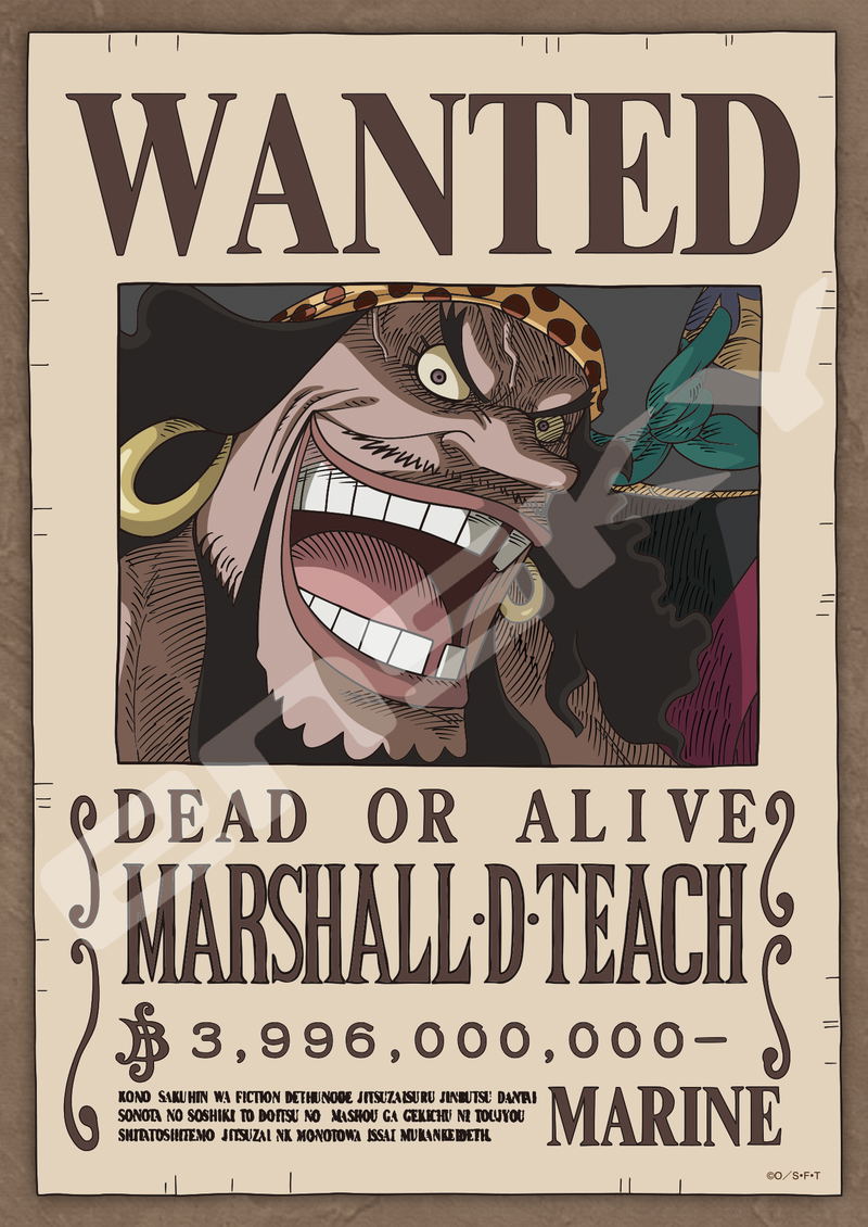 One Piece Jigsaw Puzzle 208 Piece 208-149 Four Emperors Blackbeard Teach image 1