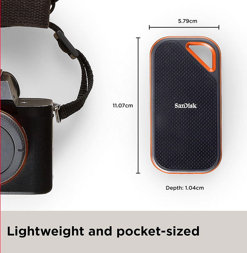 SanDisk Extreme Pro Portable SSD V2, USB-C 3.2 (1TB) image 3
