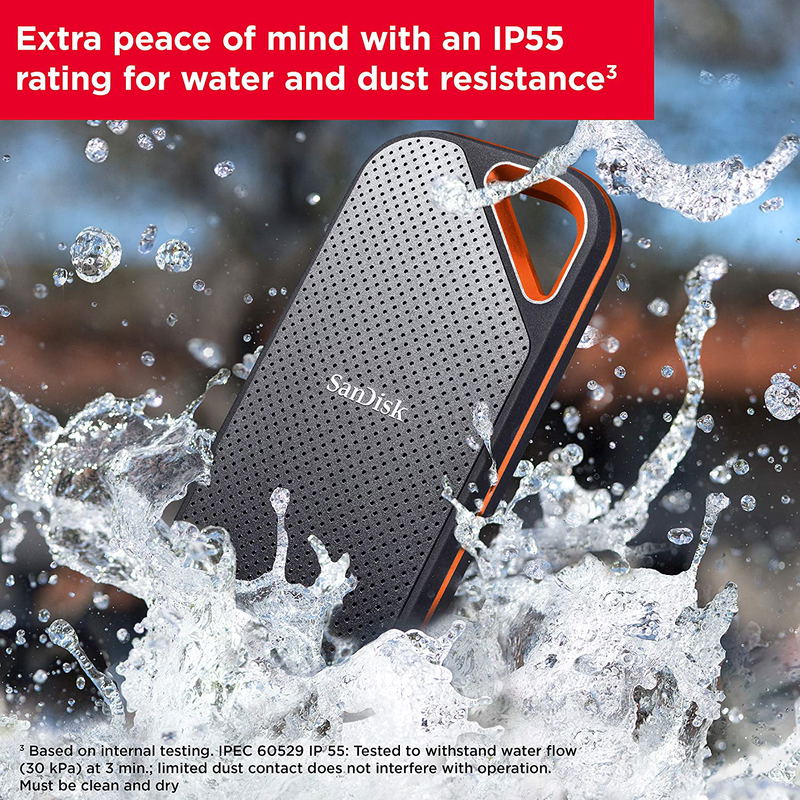 SanDisk Extreme Pro Portable SSD V2, USB-C 3.2 (1TB) image 5