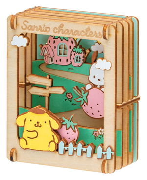 Sanrio Characters Paper Theater -Wood Style- PT-W20 Strawberry House 1_