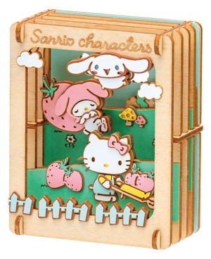 Sanrio Characters Paper Theater -Wood Style- PT-W21 Strawberry House 2_