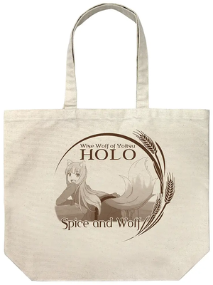 Spice And Wolf: Merchant Meets The Wise Wolf - Holo Large Tote Bag (Natural)_