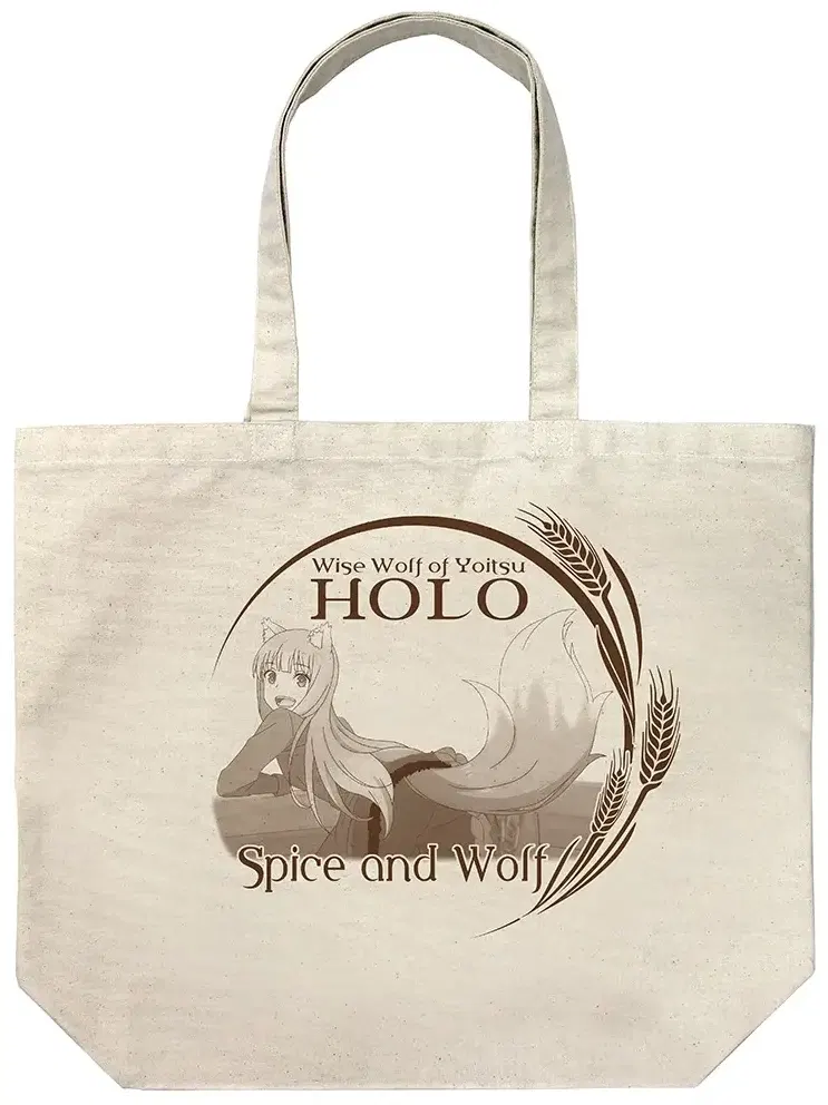 Spice And Wolf: Merchant Meets The Wise Wolf - Holo Large Tote Bag (Natural) image 1