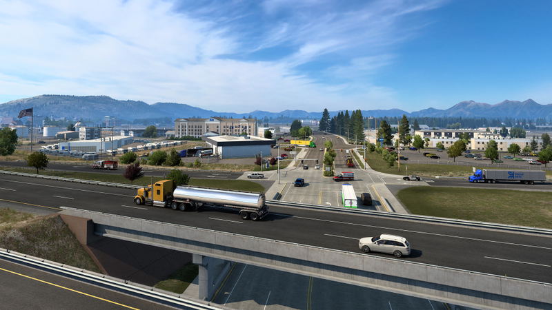 American Truck Simulator: Montana (DLC) <span class="ext" style="background-color: #B0000F; color: #FFFFFF;">DLC</span> <span class="ext" style="background-color: #2a475e; color: #FFFFFF;">STEAM</span> <span class="ext ext_digital">digital</span> image 8