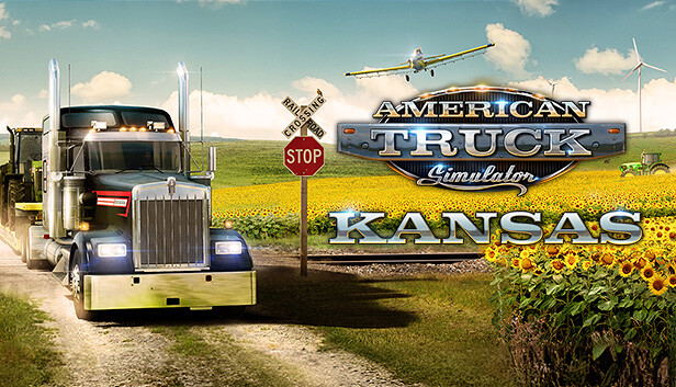 American Truck Simulator: Kansas (DLC) <span class="ext" style="background-color: #B0000F; color: #FFFFFF;">DLC</span> <span class="ext" style="background-color: #2a475e; color: #FFFFFF;">STEAM</span> <span class="ext ext_digital">digital</span> image 1