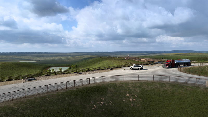 American Truck Simulator: Kansas (DLC) <span class="ext" style="background-color: #B0000F; color: #FFFFFF;">DLC</span> <span class="ext" style="background-color: #2a475e; color: #FFFFFF;">STEAM</span> <span class="ext ext_digital">digital</span> image 31