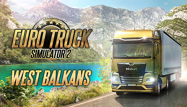 Euro Truck Simulator 2: West Balkans (DLC) <span class="ext" style="background-color: #B0000F; color: #FFFFFF;">DLC</span> <span class="ext" style="background-color: #2a475e; color: #FFFFFF;">STEAM</span> <span class="ext ext_digital">digital</span> image 1