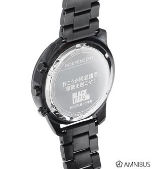 Black Lagoon x Independent Collaboration Watch Balalaika Model_