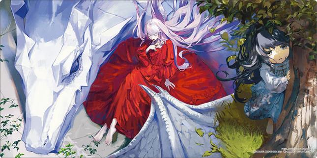 Bushiroad Rubber Mat Collection V2 Vol. 1273 Dengeki Bunko Brunhild: The Dragon Slayer Brunhild & Eden's Dragon image 1