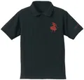 Date A Live IV - Kurumi Tokisaki Silhouette Embroidered Polo Shirt (Black | Size S) thumbnail 1