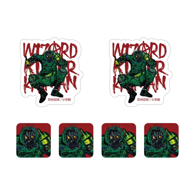 Dorohedoro Original Ver: Wizard Killer Kaiman Mini Sticker Set image 1