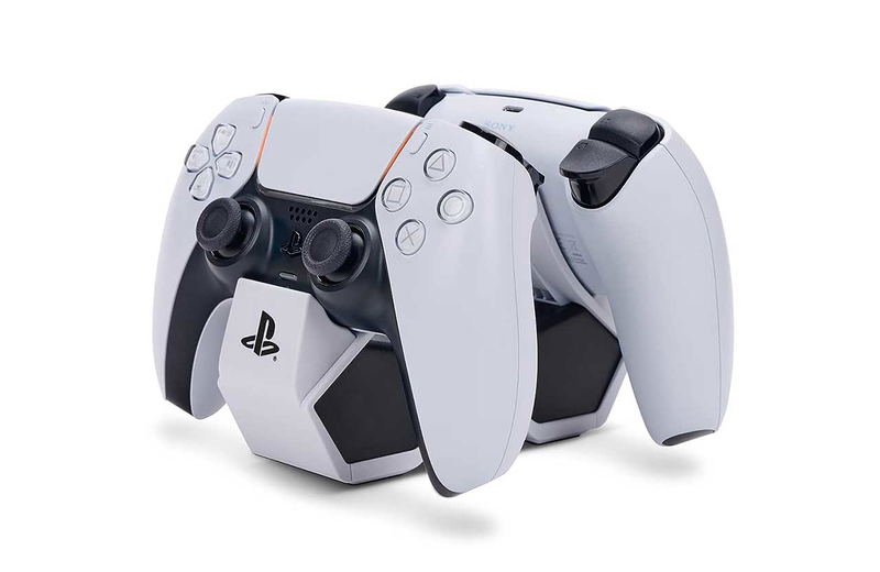 PowerA Twin Charging Station for DualSense Wireless Controllers for PS5 (White) image 2