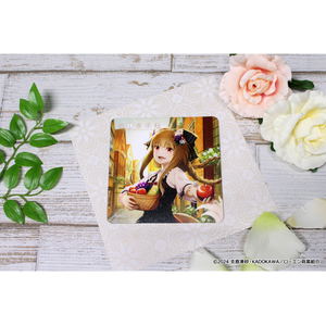 Spice And Wolf Rubber Mat Coaster Autumn_