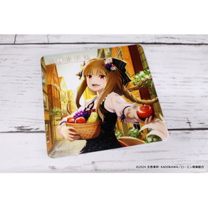 Spice And Wolf Rubber Mat Coaster Autumn_