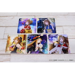 Spice And Wolf Rubber Mat Coaster Autumn_