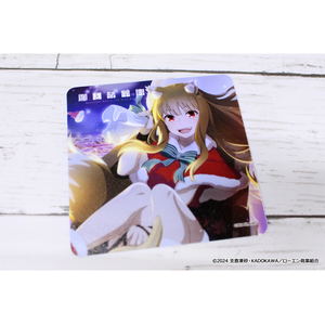 Spice And Wolf Rubber Mat Coaster Christmas_