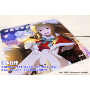 Spice And Wolf Rubber Mat Coaster Christmas_