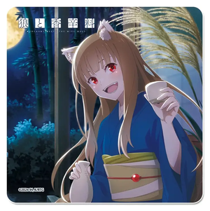 Spice And Wolf Rubber Mat Coaster Otsukimi_