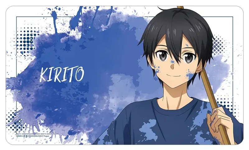 Sword Art Online Original Illustration Kirito Paint Style Ver. Multi Desk Mat image 1