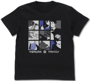 Mission: Yozakura Family - Yozakura Spy Family T-shirt (Black | Size M)_