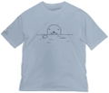 Bonobono - Bonobono Big Silhouette T-shirt (Acid Blue | Size XL) thumbnail 1