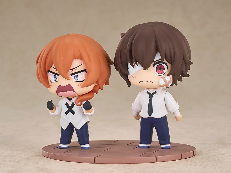 Chibi Figure Bungo Stray Dogs Wan! Dazai Osamu & Nakahara Chuya Fourteen-Year-Old Ver. image 3