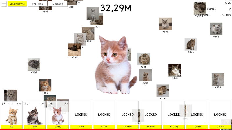 Cats Clicker STEAM digital pára Windows