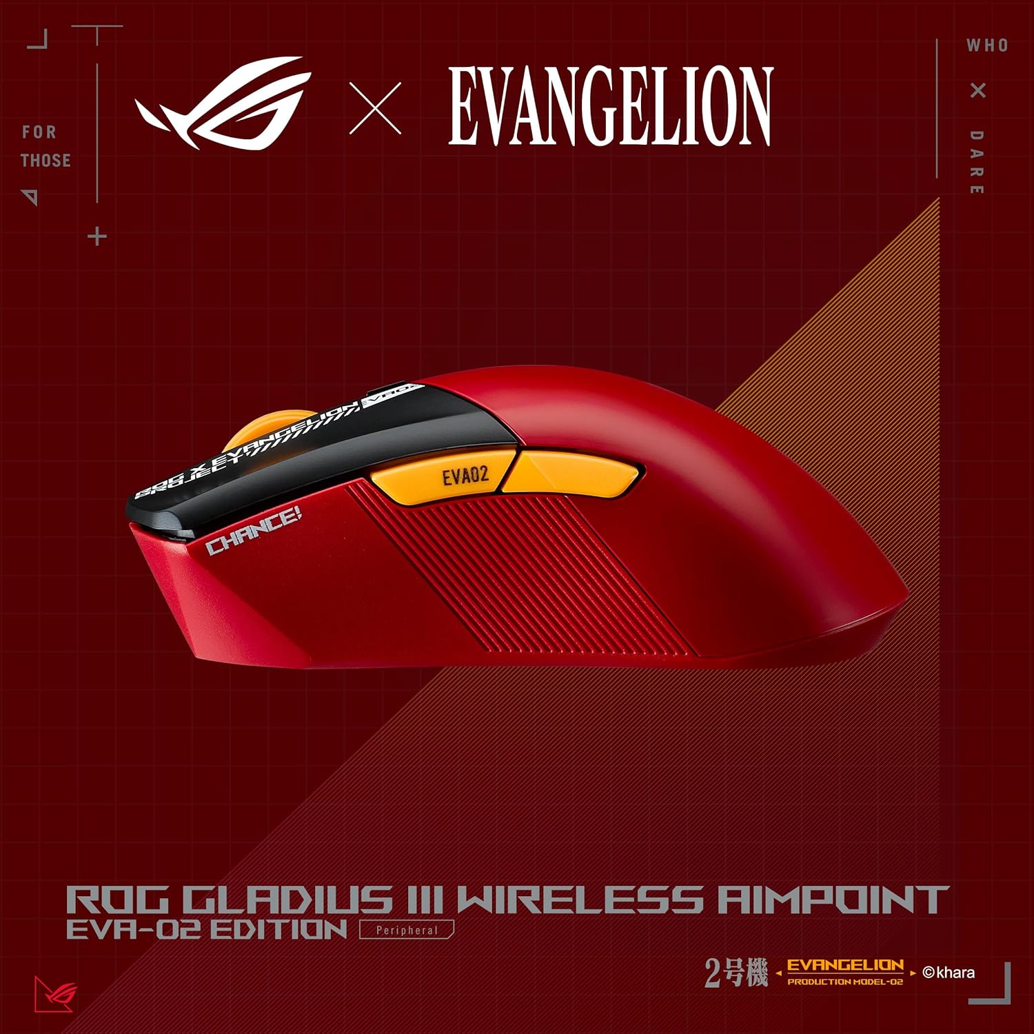 ASUS ROG Gladius III Wireless AimPoint Gaming Mouse (EVA-02