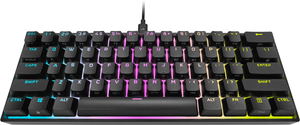 Corsair Gaming K65 RGB MINI 60% Layout, Cherry MX RGB RED, USB,_