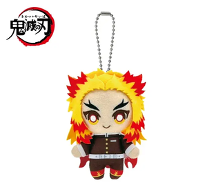 Demon Slayer Kimetsu No Yaiba Chibi Plush Mascot: Rengoku Kyojuro_