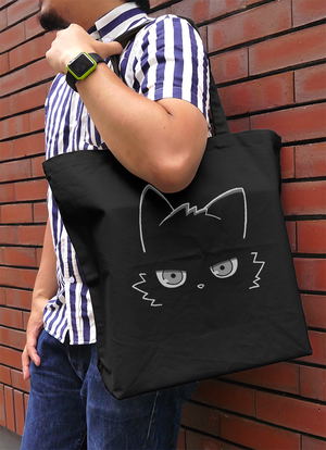 Mission: Yozakura Family - Goliath Face Large Tote Bag (Black)_