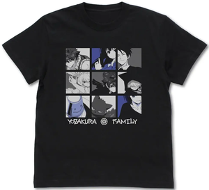 Mission: Yozakura Family - Yozakura Spy Family T-shirt (Black | Size S)_