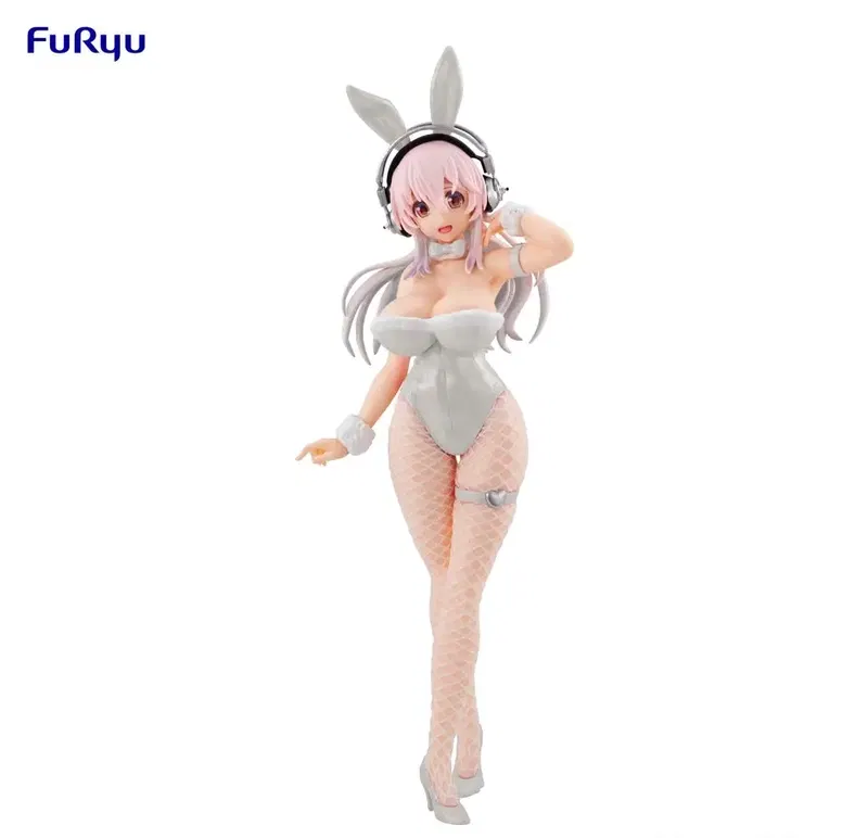 Super Sonico BiCute Bunnies Figure: Pearl White Ver. image 1