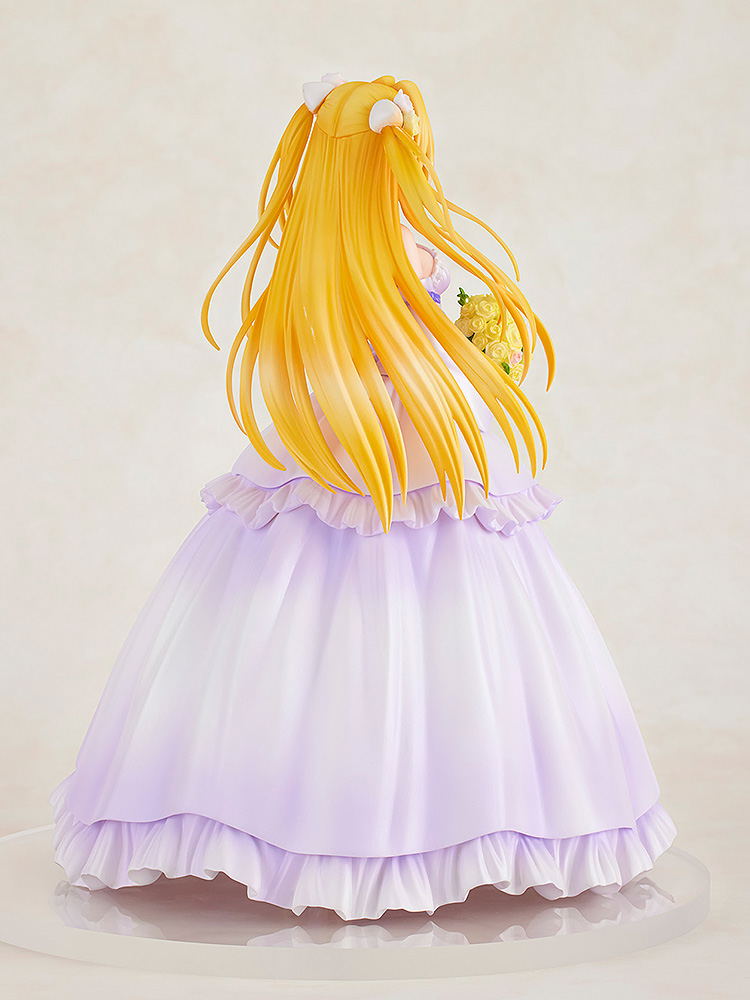 To Love-Ru Darkness 1/7 Scale Pre-Painted Figure: Golden Darkness Wedding Dress Ver. image 4