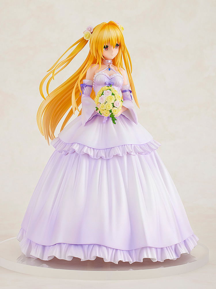 To Love-Ru Darkness 1/7 Scale Pre-Painted Figure: Golden Darkness Wedding Dress Ver. image 5