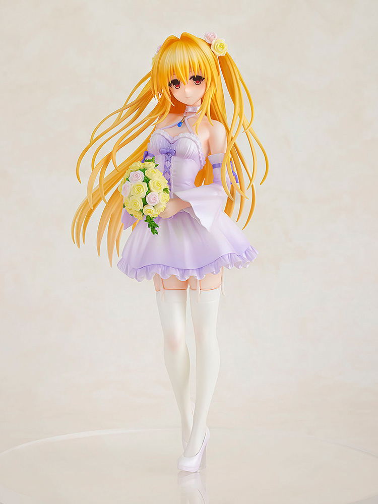 To Love-Ru Darkness 1/7 Scale Pre-Painted Figure: Golden Darkness Wedding Dress Ver. image 6