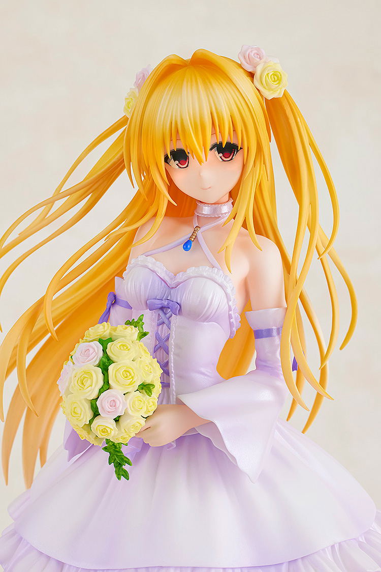 To Love-Ru Darkness 1/7 Scale Pre-Painted Figure: Golden Darkness Wedding Dress Ver. image 8