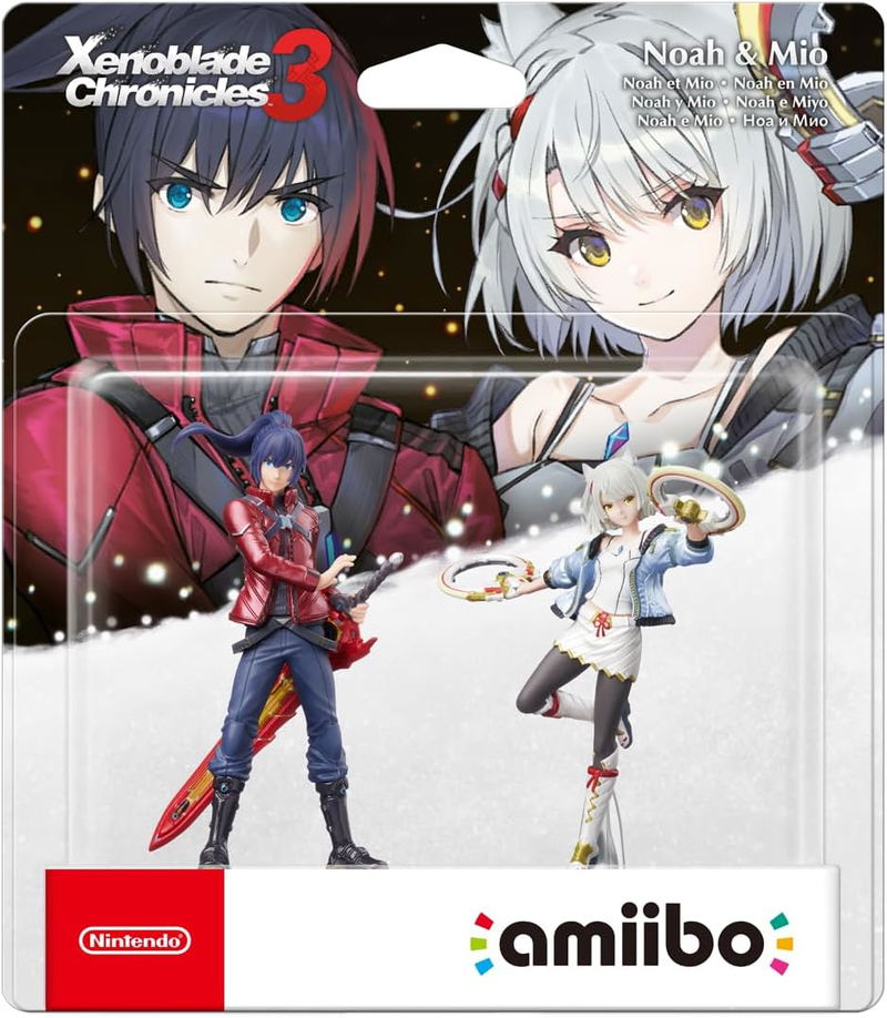 amiibo Xenoblade Chronicles Series Figure Double Set (Noah / Mio) image 1