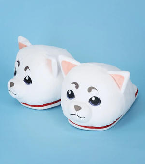 Gintama Sadaharu Plush Slippers_