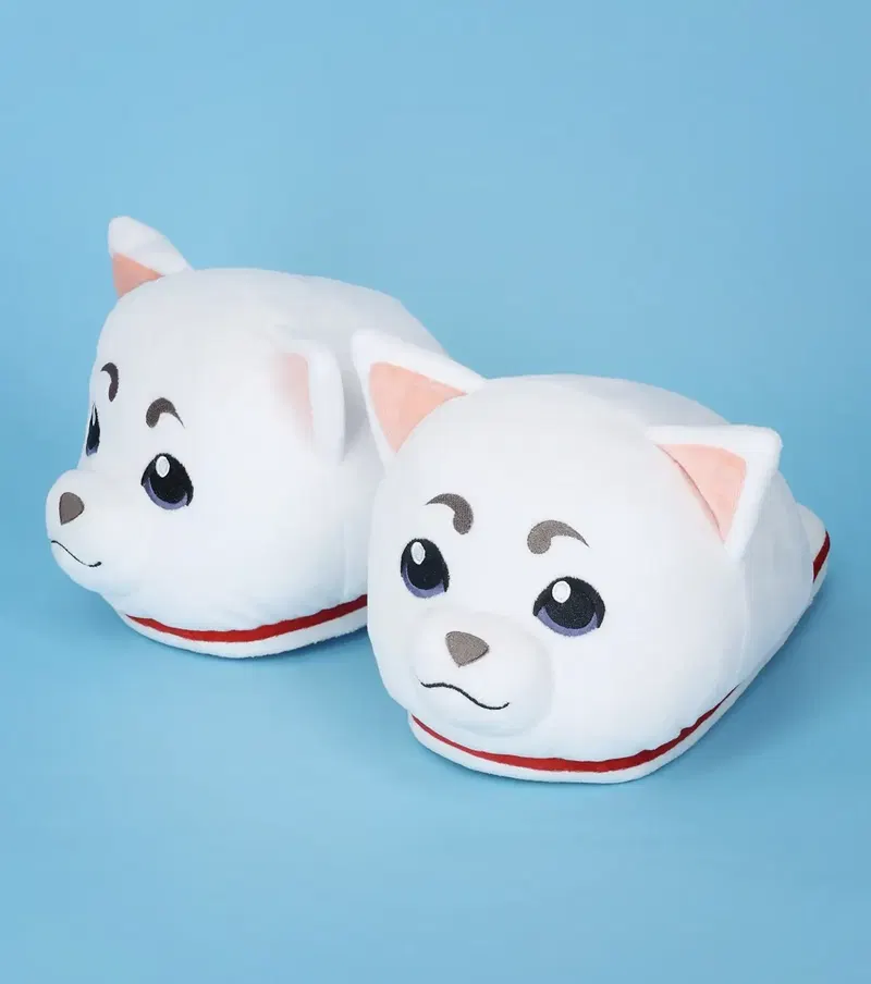 Gintama Sadaharu Plush Slippers image 1