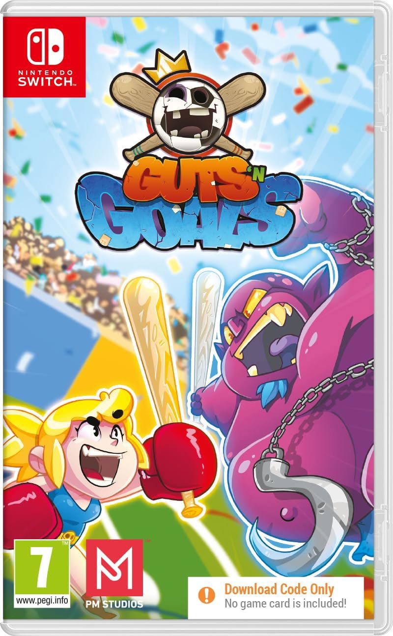 Guts 'N Goals (Code in a box) for Nintendo Switch, Nintendo Switch