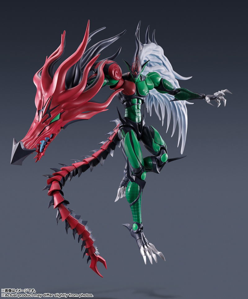 S.H.Monster Arts Yu-Gi-Oh! Duel Monsters GX: Elemental Hero Flame Wingman image 3